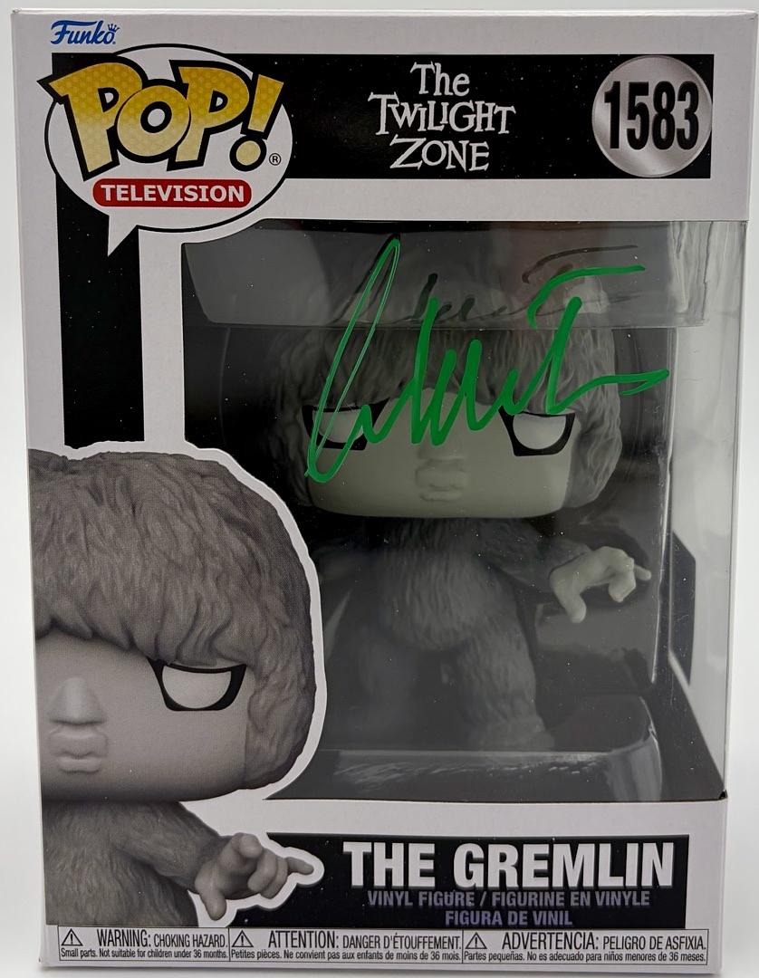 William Shatner Signed "Gremlin" Funko #1583 (Twilight Zone) - Official Pix COA **RARE**